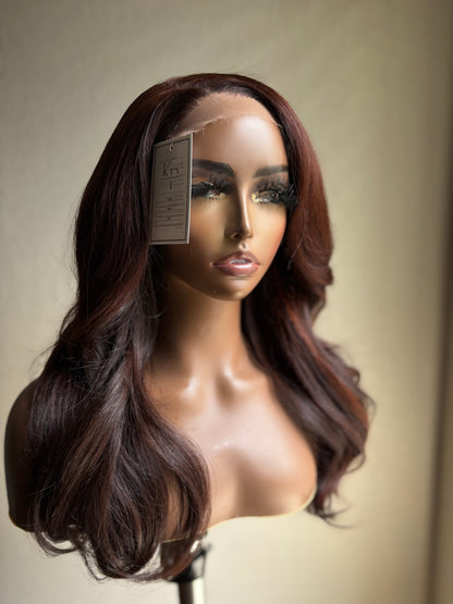 Aubrielle- Custom Auburn Glueless Unit